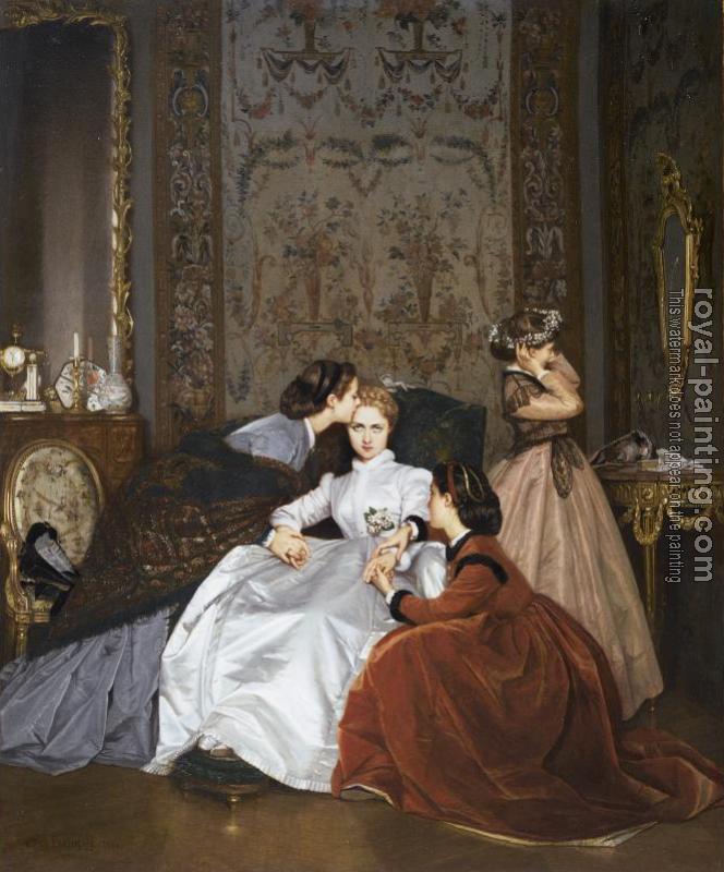Auguste Toulmouche : La Fiancee Hesitante Auguste Toulmouche : La Fiancee Hesitante